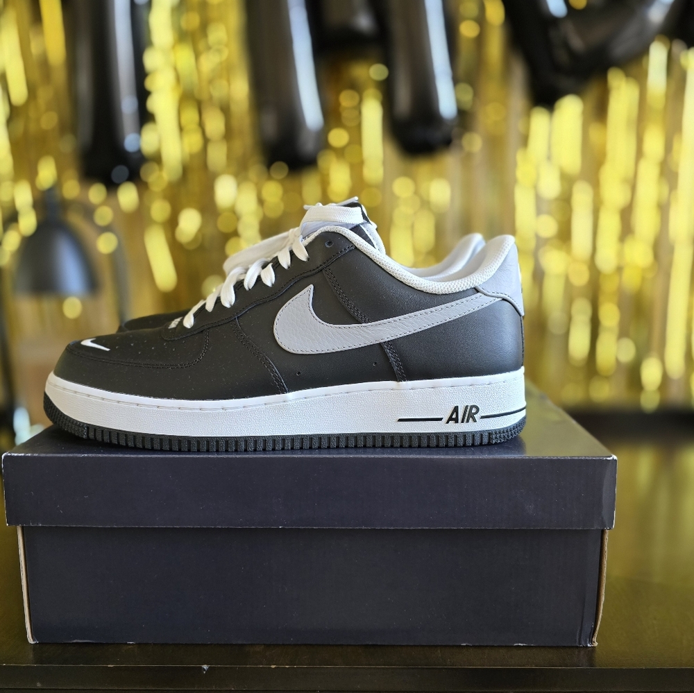 Nike Air Force 1 '07 LV8 4 Black/Wolf Grey- White
